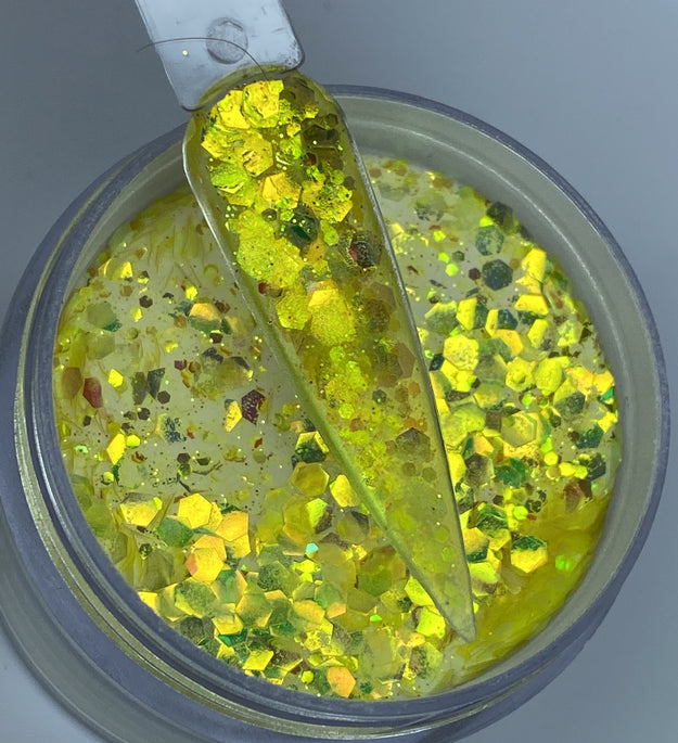 Acrylic Glitter Powder - Yellow Crush