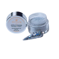 Acrylic Glitter Powder | Chunky Silver