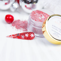 Acrylic Glitter Powder | Red Storm