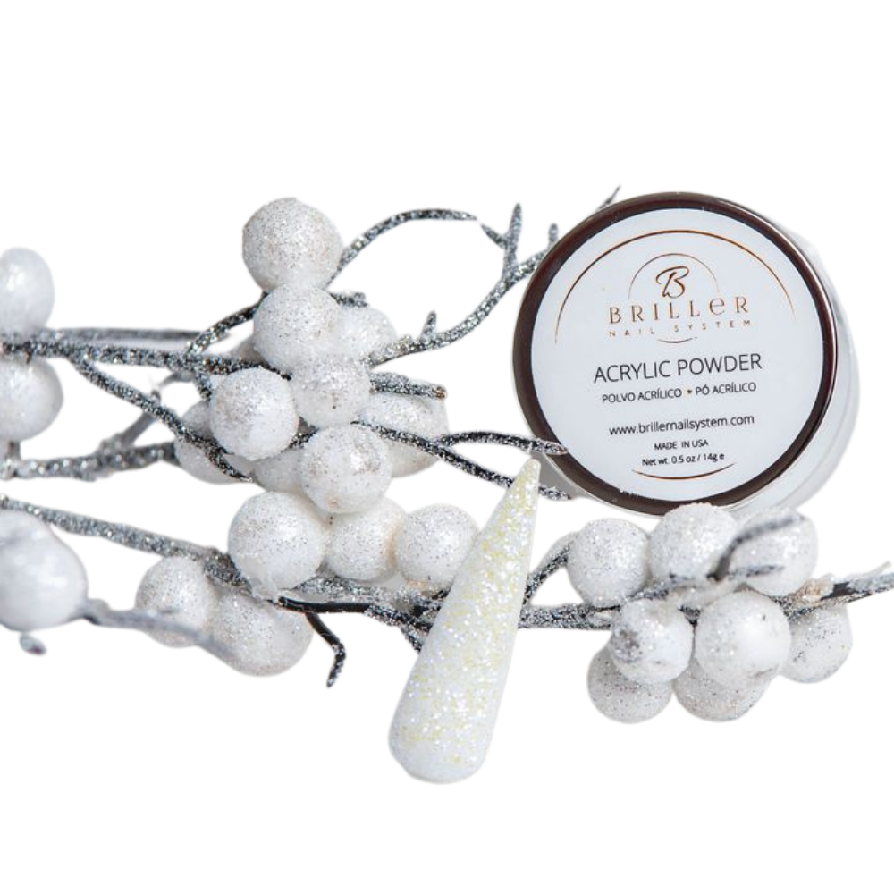 Acrylic Powder | White Snowflake