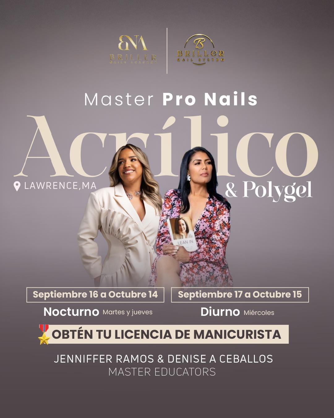 Perfeccionamiento Avanzado de Acrílico Y Polygel (Pago del 50%)