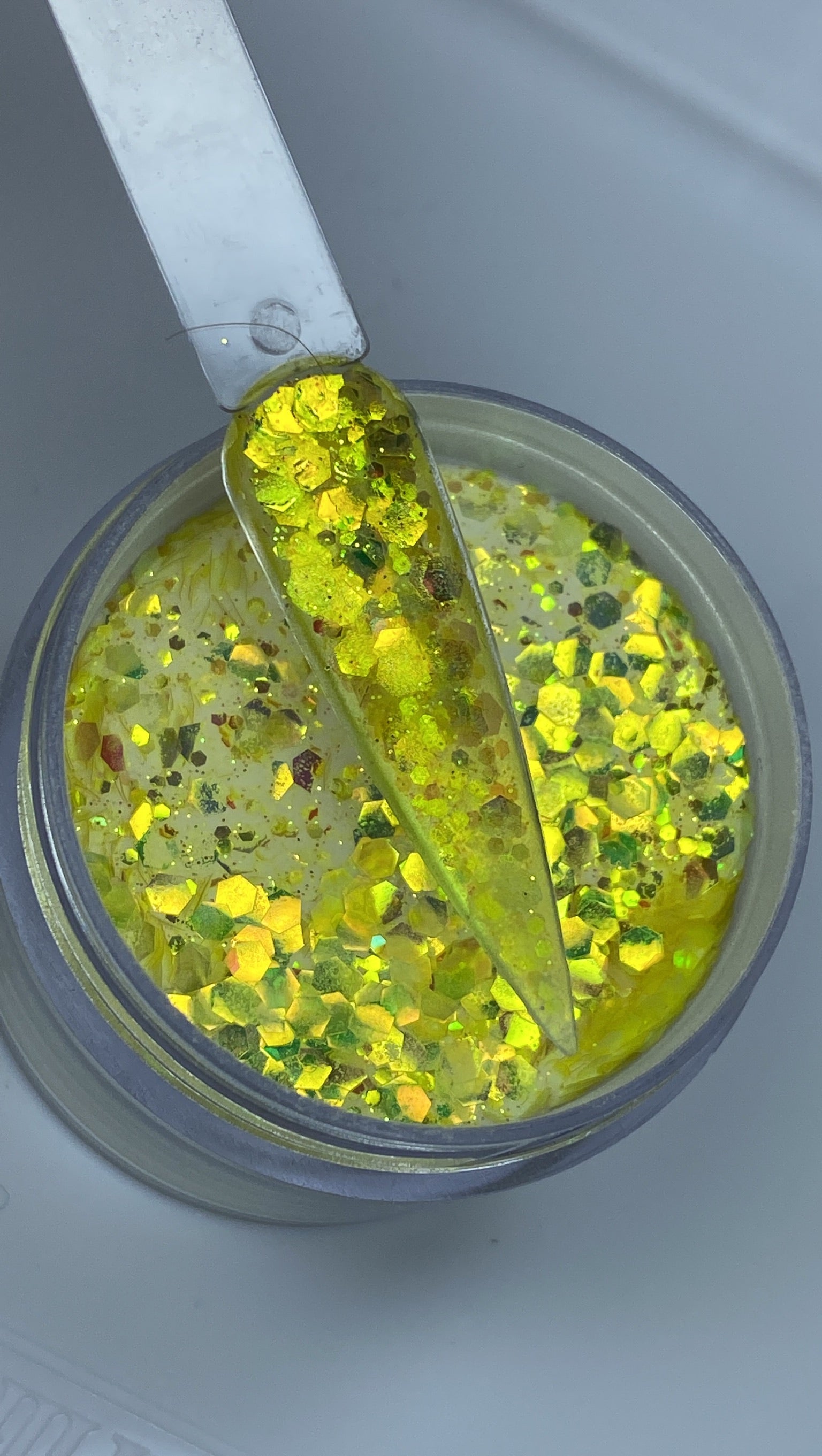 Acrylic Glitter Powder - Yellow Crush