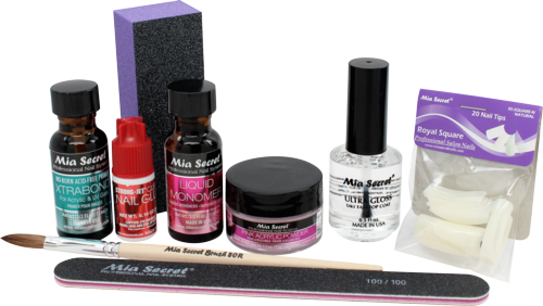 PINK ACRYLIC POWDER KIT