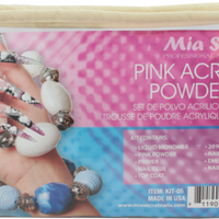PINK ACRYLIC POWDER KIT