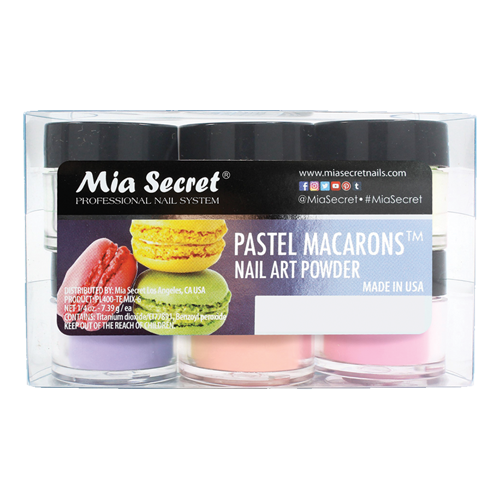PASTEL MACARONS COLLECTION (6 PCS)