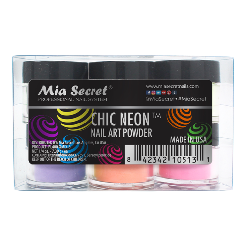 CHIC-NEON COLLECTION (6PCS)