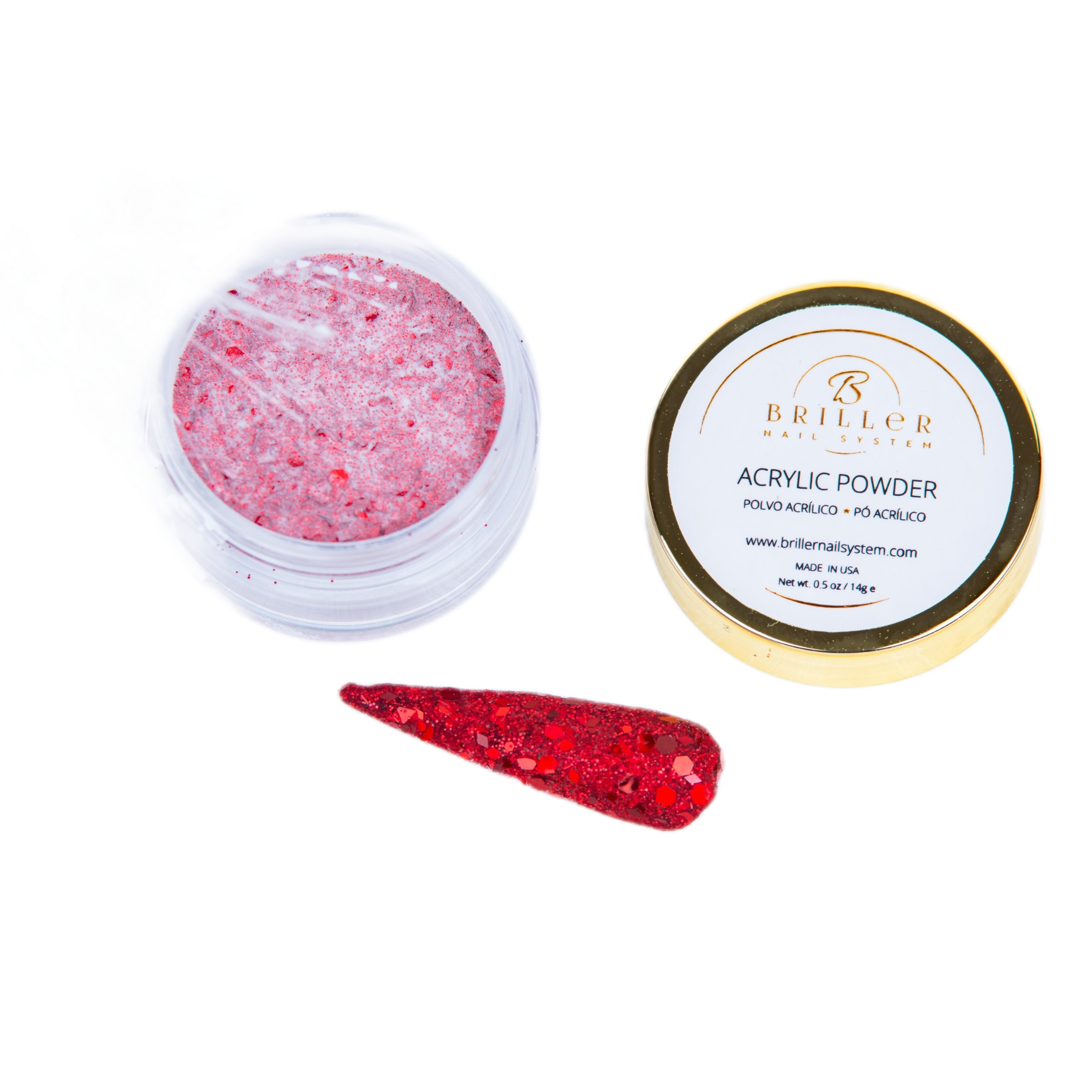 Acrylic Powder | Rubby Red