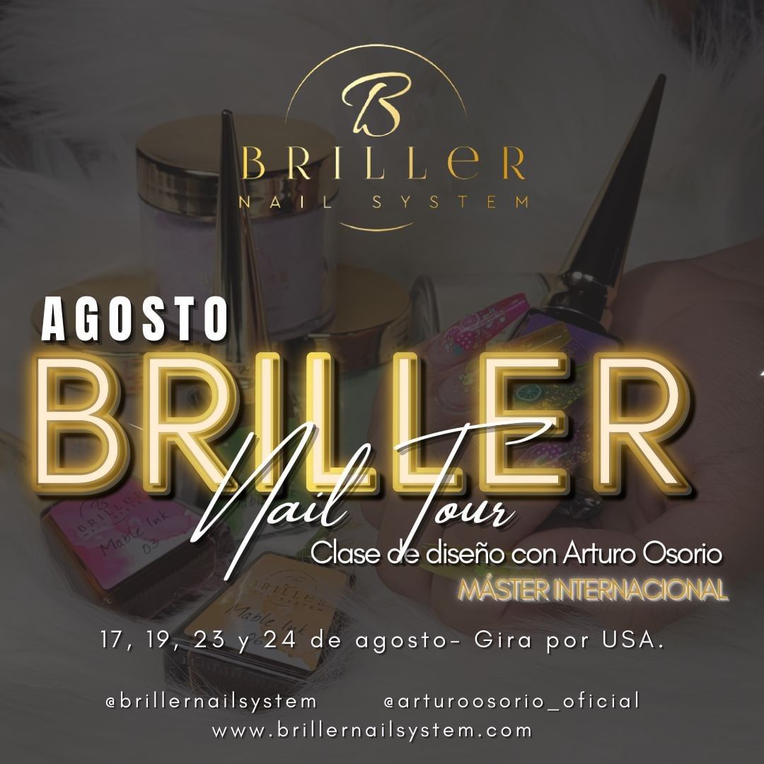 Nail Tour-Clase de Diseño con Arturo Osorio | 10:00 AM - 5:00 PM