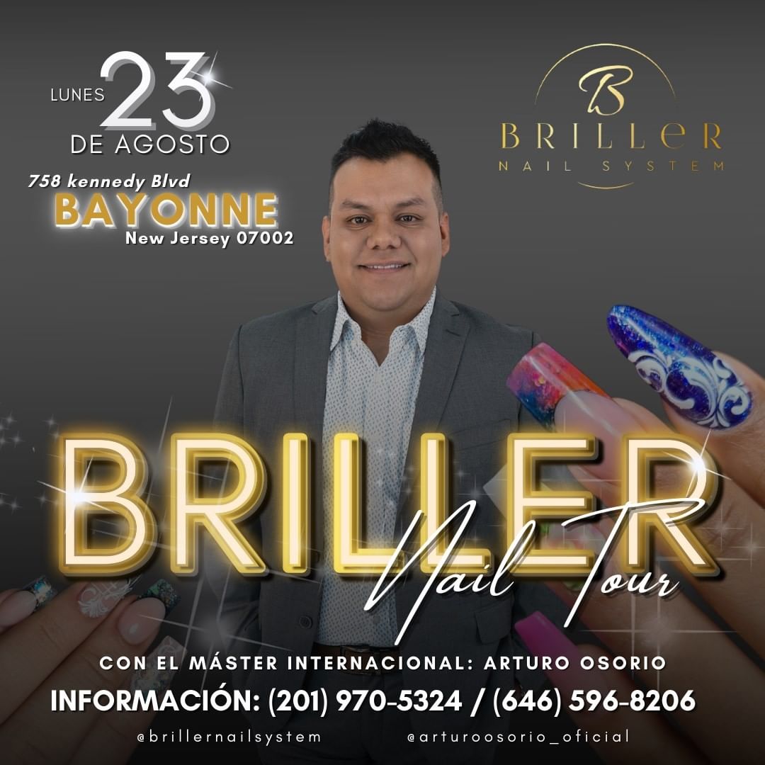 Nail Tour-Clase de Diseño con Arturo Osorio | 10:00 AM - 5:00 PM