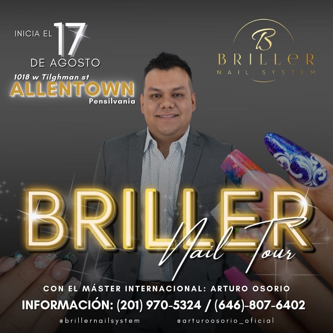 Nail Tour-Clase de Diseño con Arturo Osorio | 10:00 AM - 5:00 PM