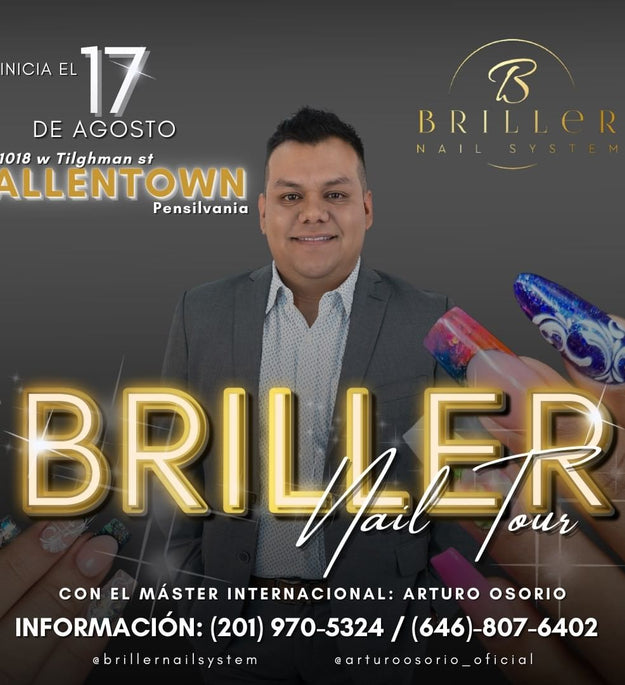Nail Tour-Clase de Diseño con Arturo Osorio | 10:00 AM - 5:00 PM