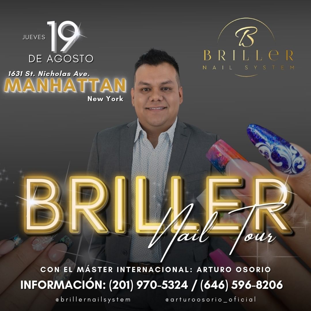Nail Tour-Clase de Diseño con Arturo Osorio | 10:00 AM - 5:00 PM