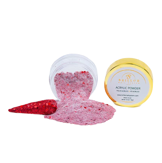 Acrylic Glitter Powder | Red Sparkles